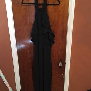 Black Halter Jumpsuit